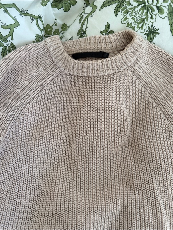Jenni Kayne Sweaters - Jenni Kayne Classic Crewneck fisherman Knit Sweater in Light Beige